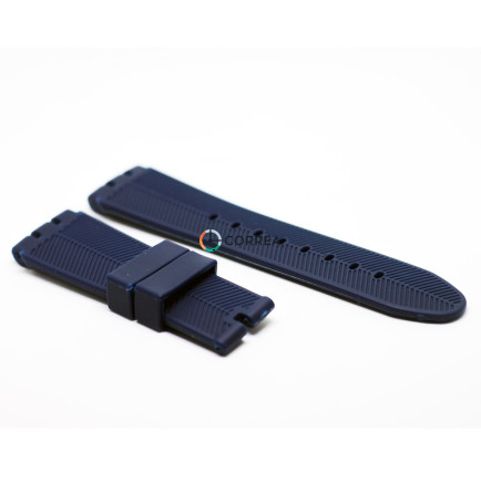Каучуковий ремінець для годинника Swatch Irony The Chrono синій RKS-002 - 9